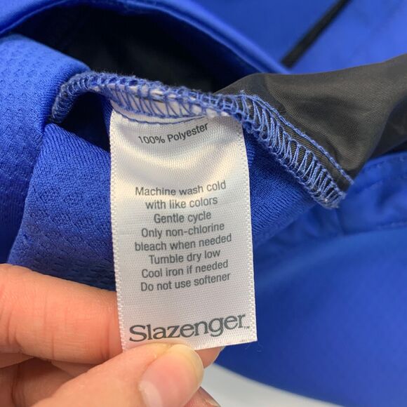Slazenger Golf Sweatshirt Mens S Small Blue Quarter Zip Performance Pullover - Picture 11 of 13